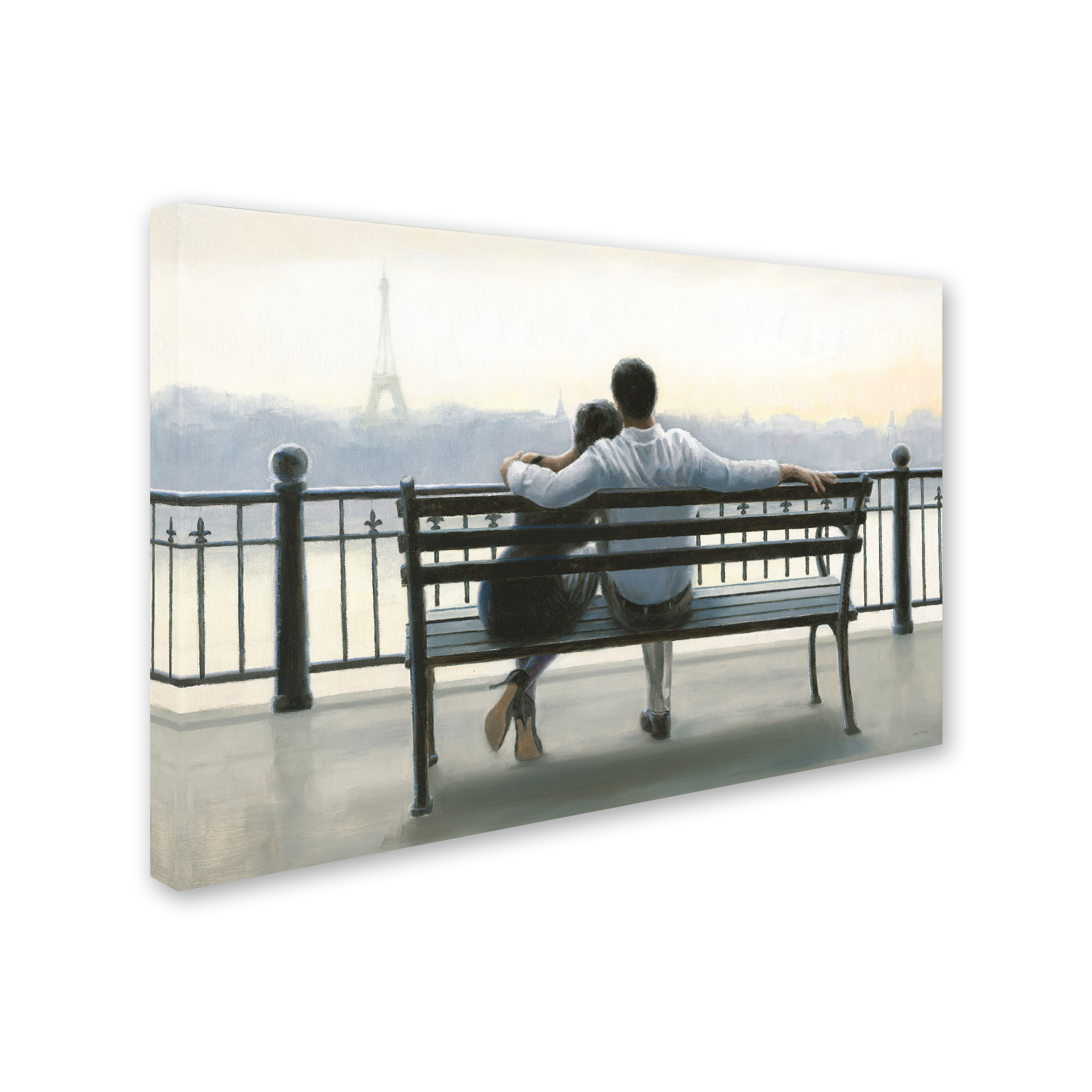 Trademark Fine Art 'Parisian Afternoon' Canvas Art by Myles Sullivan