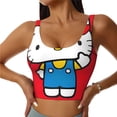 thumbnail image 2 of Lsque Sanrio Printed Women'S Sports Bra, Compression, Moisture Wicking, High-Impact Sports Bra For Women,Supportive sports bra-Small, 2 of 9