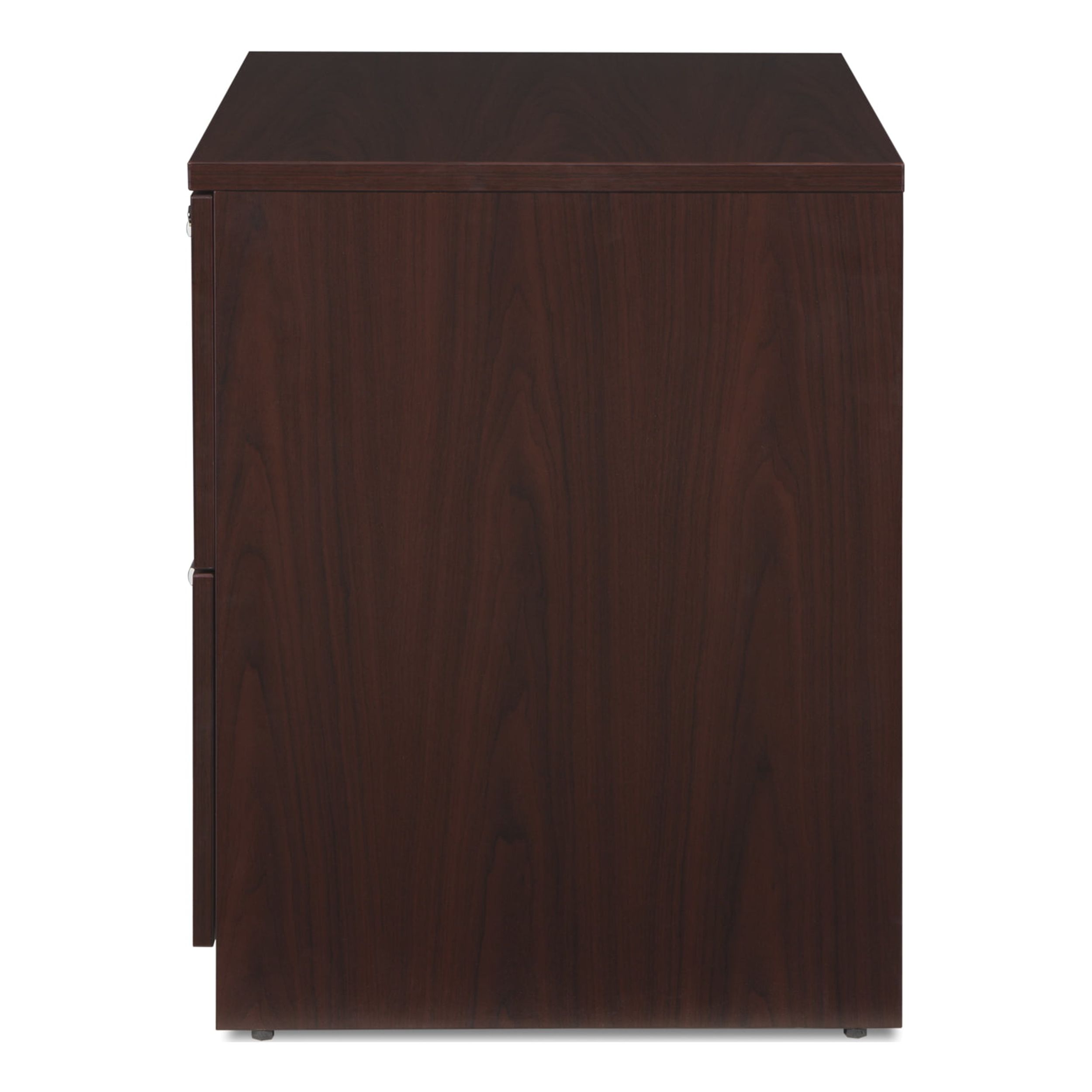 OFM Fulcrum Series Locking Lateral File Cabinet, 2-Drawer Filing Cabinet, Mahogany (CL-L36W-MHG) - image 4 of 9