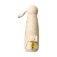 thumbnail image 2 of Paraguas plegable para mujer, resistente al viento, ligero, con protección solar para viajes. Beige, 2 of 9