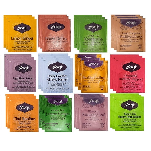 YOGI TEA SAMPLER 12 FLAVORS (36 TEA BAGS)