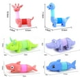 thumbnail image 4 of OUSITAID Dinosaur Telescopic Tube Toy Free Transformation Fun Battery Operated Lighting Stress Relief Kids Dino Animal Pipe Fidget Toy Children Gift, 4 of 11