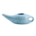 thumbnail image 1 of Olla de cerámica de 280ml para viajes, fácil de limpiar, olla de enjuague nasal, olla de limpieza a prueba de fugas, duradera para Azul Baoblaze Lata Neti de cerámica, 1 of 7