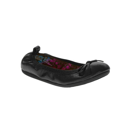Black Sardonyx Flat - Wonder Nation Girls' Scrunch Flat