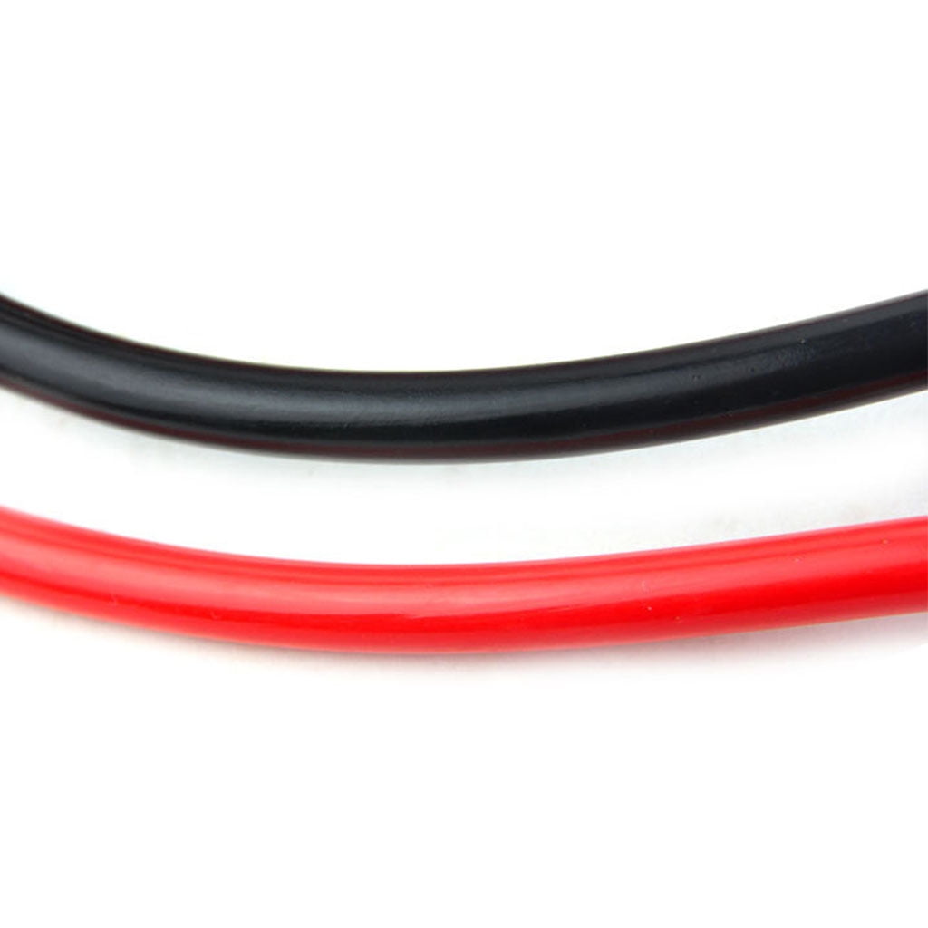 JUNTEX Jumper Booster Cables 1.6/2 Meter Alligator Clamp Emergency Battery Jumper Wires