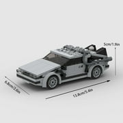 BACK to the FUTURE Delorean MOC Building Blocks City Sports Racing Vehicle DIY Bricks Toy for Christmas Gift