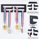 thumbnail image 4 of Soporte para exhibición de medallas de hierro negro, soporte para colgar medallas en la pared, fácil de instalar, para corredores, nadadores y todos los deportes., 4 of 7