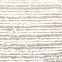 TOWN & COUNTRY LUXE Tretta Contemporary Diamonds Area Rug with Plush High-Low Texture, Ivory, 9'2"x12'5"