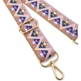 thumbnail image 3 of LAICAIW Grand Bandoulière, Sangle de Sac à Main Réglable Style Guitare avec Boucle Dorée Remplacement Tissé pour Sacs à Main (3,8 cm) Couleur31, 3 of 5