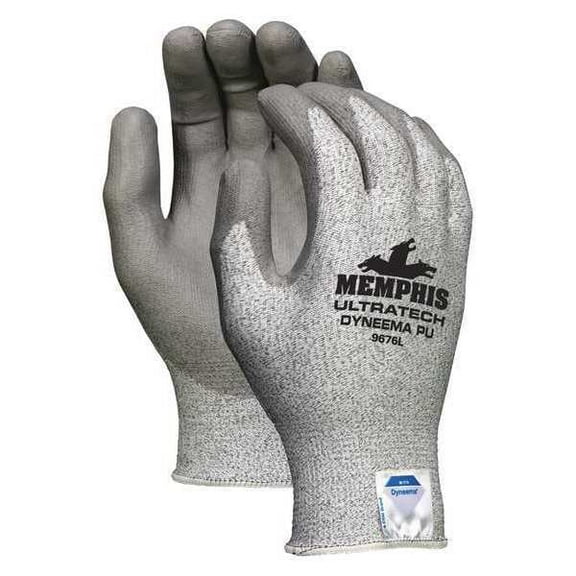 Mcr Safety PR,Cut Resist Gloves,Gray,XL 9676XL