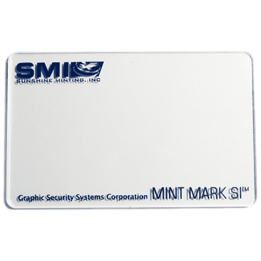 Sunshine Minting SI Decoder Lens Card for Mint Mark SI Bullion Products