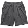 thumbnail image 3 of Hanes Mens Sport Mesh Pocket Shorts, 2XL, Railroad Gray, 3 of 4