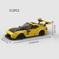 thumbnail image 1 of Supercar F1 City Speed Champions Car Racing Rápido y furioso RX-7 Bloques de construcción MOC Racers Vehículo Técnica Ladrillos Juguetes para niños, 1 of 7