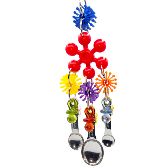1009 Star Gear Spooner MM Bird Toys Material Stainless Steel Plastic