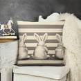 thumbnail image 2 of Gray Stripes Throw Pillow Cover, Cushion Case Decoration for Sofa Couch, 2 of 5
