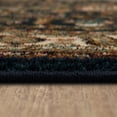 thumbnail image 5 of Mohawk Home Celine Low pile Durable Latex Backed Stain/Fade Resistant Recycled Polyester Area Rug, Midnight, 2' x 7', 5 of 6