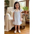 thumbnail image 5 of Svuitmsl Toddler Baby Girl Halloween Dress Outfit Little Baby Girl Summer Fall Gingham Palid Dress Cute Pumpkin Embroidery Lace Flying Sleeve A-Line Dress, 5 of 9