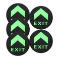 thumbnail image 4 of Hemoton 5 Pcs Home Exit Sign Safety Sign 19.50X19.50X0.10CM Green, 4 of 8