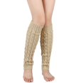 thumbnail image 2 of Cable Knit Leg Warmer Compression Socks for Women – Slouchy Eight-Shape Design, Trendy European Style, Ideal for Boot Layering and Outdoor Winter Fashion, 2 of 4