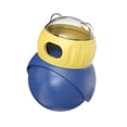 thumbnail image 4 of El juguete de dispensador de tratamiento para perros, enriquecimiento de la bola de de rompecabezas recargable para la dispensación de alimentos Amarillo azul, 4 of 10