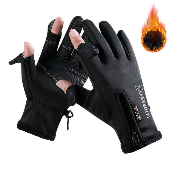 Kilaqueen Winter Gloves Touch Screen Windproof Snow Gloves for Climbing Running Skiing Riding Cycling, Cold Weather Waterproof Thermal Gloves for Men Women