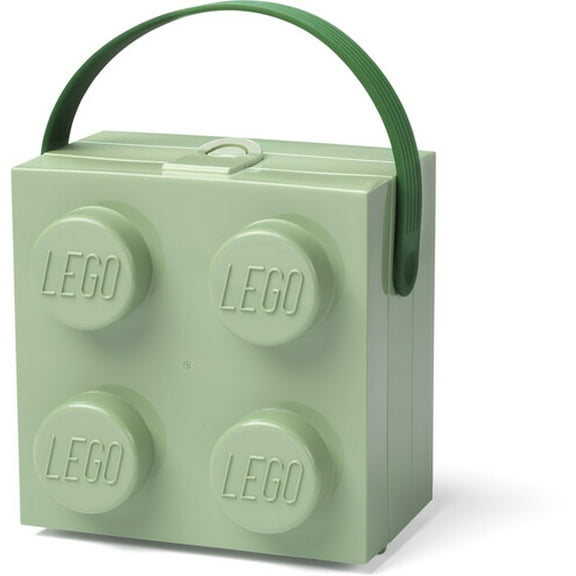 LEGO Box with Handle, in Sand Green