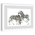 thumbnail image 1 of Marmont Hill 'Zebras 2' Framed Print, 1 of 1