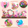 thumbnail image 2 of Eternal Blossom LOVE Building Blocks Set - 791 PCS Flower Brick Kit for Adults & Kids, Decorative Floral LOVE Sign for Home & Office, Ideal Romantic Gift for Valentine's/Mother's Day, 2 of 7