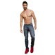 thumbnail image 1 of Jeans Para Hombre Slim Fit Lisos Casuales Cómodos Stone azul 32, 1 of 3