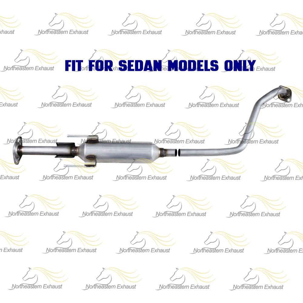 Northeastern Exhaust | Stainless Steel Resonator & Muffler Exhaust Kit Fits 2012–2018 Nissan Versa 1.6L Sedan | Direct Fit | Free Hardware Included
