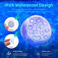 thumbnail image 5 of JinsintoSubmersible Led Light Pool Light With Remote Control Rgb Color Changing Pond Lighting Decoration For Vase Base, Swimming Pool, Aquarium 4 Pack, 5 of 5