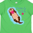thumbnail image 4 of Inktastic Otter-ly in Love-otter with Heart Boys or Girls Toddler T-Shirt, 4 of 5