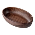 thumbnail image 1 of Bol de madera para masa, duradero, decoración del hogar, cocina, baño, multiusos, estilo rústico. Nogal negro L, 1 of 9