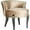 Brown, variant on SAFAVIEH Mora Modern Style Glam French Leg Vanity Chairs, Beige (23.4 in. W x 24.8 in. D x 22.4 in. H)