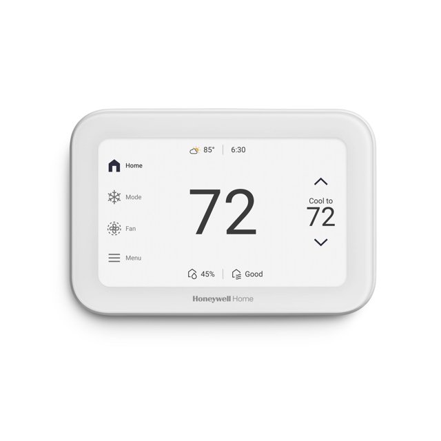 Termostato inteligente Honeywell Home X8S con pantalla táctil de 5" en blanco