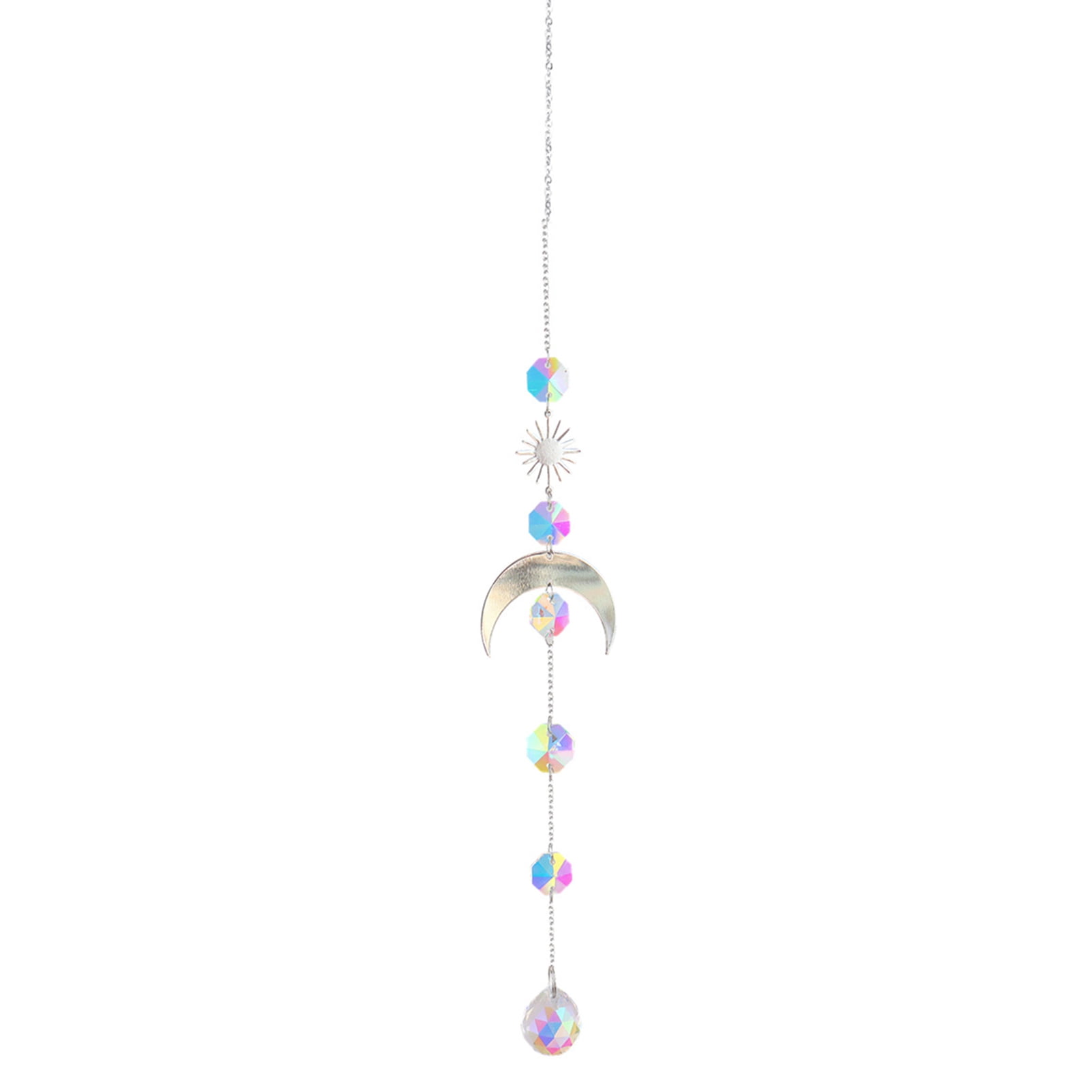 Yeezon Sun Catchers with Crystals Hanging Crystal Suncatcher for Window  Crystal Sun Catchers Indoor Window - Hanging Crystals for Decoration,  White