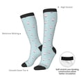 thumbnail image 6 of Fotbe Milk Tea print Women's Men's Novelty Crew Socks Cotton Socks Knee High Socks for Walking,Running,Nurses,Pregnancy, 6 of 8