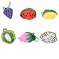 thumbnail image 3 of Fruit Foldable Shopping Grocery Bag Folding Reusable Large Capacity Handbag Travel Tote, 3 of 8