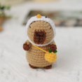thumbnail image 1 of Capybara DIY Crochet Kit Beginner Starter Set With Yarn And Hook 15x10cm, 1 of 6