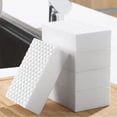 thumbnail image 4 of Paquete de 10 esponjas de borrador de suciedad multifuncionales reutilizables para la pared del baño de la cocina, 4 of 7