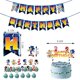 thumbnail image 1 of Suministros para fiestas GOTOFUN decoraciones de cumpleaños Sonic the Hedgehog, 1 of 2