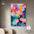 thumbnail image 5 of Glide of Colors Canvas Modern Color Abstract by Art Remedy, Silver Frame, 36" x 54", 5 of 7