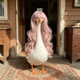 thumbnail image 4 of Pandiboks 23in porch goose outfit porch goose clothes Pink Yard Nylon,Spandex Durable Outdoors decoration Gifts for others, 4 of 6