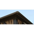 Erommy 10'x13'Outdoor Hardtop Gazebo Canopy Curtains Aluminum Furniture with Netting for Garden ...