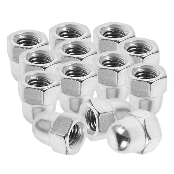 WHAMVOX 20pcs Metal Dome Caps for Screw Bolts Screw Covers Protection Caps Hexagonal Bolt Covers