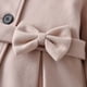 thumbnail image 5 of Abrigo de lana rosa para niñas de otoño e invierno para niños Abrigo con cinturón y lazo para niñas Abrigo de largo medio Treasure para mujeres, 5 of 5