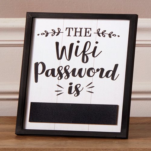 Be Our Guest Collection Wifi Password Sign Walmart Com