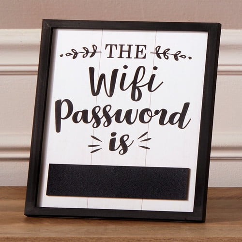 Be Our Guest Collection Wifi Password Sign Walmart Com Walmart Com