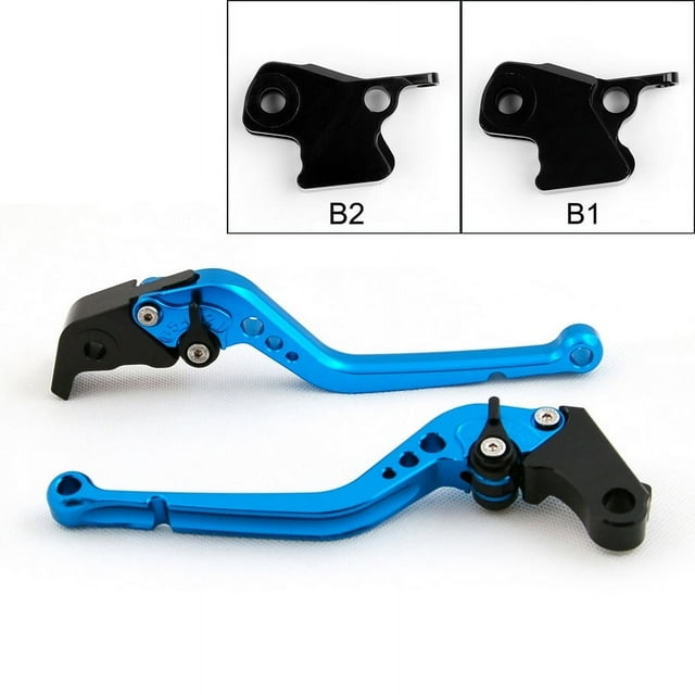 Long Brake Clutch Levers For BMW K1600 K 1200 1300 S/R/GT R1200R/S/GS Blue