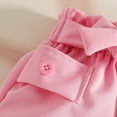thumbnail image 6 of XZNPDUCQ Toddler Baby Girl Summer Clothes Set Outfit Short Sleeve T-Shirt and Shorts 2Pcs Suit for Girls Summer Short Set Outfit 2-3 Years,Pink, 6 of 9